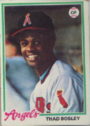 1978 Topps Baseball Cards      619     Thad Bosley DP RC